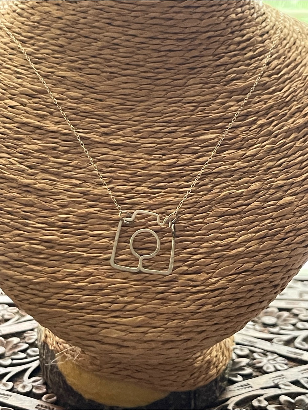 Sterling Silver Camera Pendant Necklace - Women Jewelry
